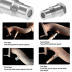 Adattatore Sensore O2 Auto M18*1.5, Fissaggio CEL, Eliminatore Luce Motore, Compatibile con Vari Modelli Auto-VISOTKI