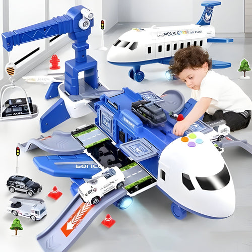 Aeroplano Giocattolo in Legno per Bambini - Gioco Educativo e Creativo per Sviluppo Immaginativo-VISOTKI