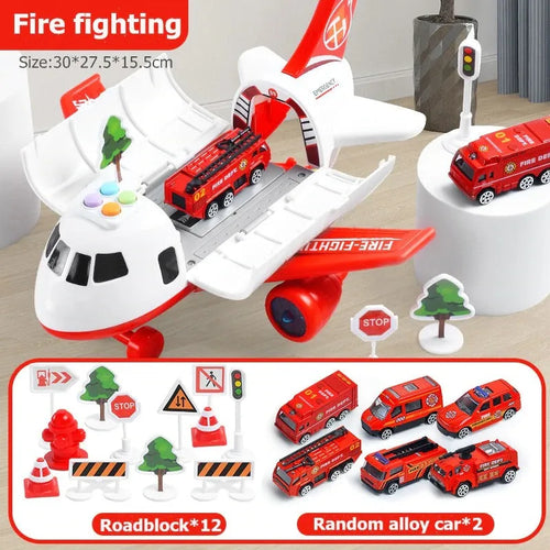 Aeroplano Giocattolo in Legno per Bambini - Gioco Educativo e Creativo per Sviluppo Immaginativo-VISOTKI