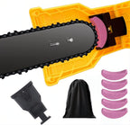 Affilatore per denti di motosega in acciaio - Strumento per affilare catene - Accessorio per giardinaggio e lavori di legno-VISOTKI