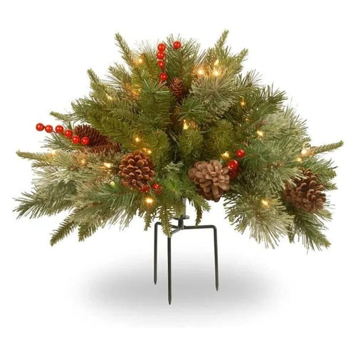 Albero di Natale artificiale pre-illuminato per decorazione di urne - Filler elegante per festività natalizie-VISOTKI