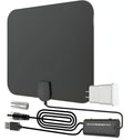 Antenna HDTV Digitale Amplificata Interna 300 Miglia con Amplificatore di Segnale per Ricezione TV di Qualità-VISOTKI