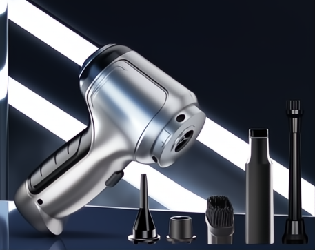 Aspirapolvere Portatile per Auto con Alta Potenza - Design Compatto e Leggero per Pulizia Efficiente-VISOTKI