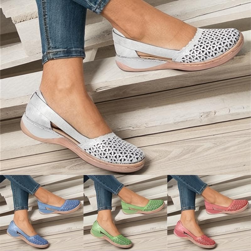 Ballerine per Donne in Pelle con Supporto per Alluce Valgo - Comfort e Stile per Uso Quotidiano-VISOTKI