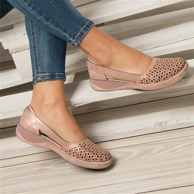 Ballerine per Donne in Pelle con Supporto per Alluce Valgo - Comfort e Stile per Uso Quotidiano-VISOTKI