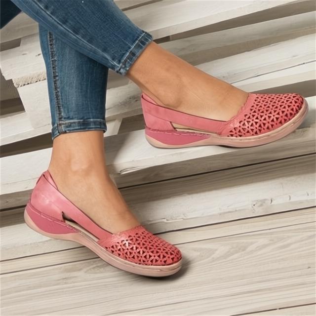 Ballerine per Donne in Pelle con Supporto per Alluce Valgo - Comfort e Stile per Uso Quotidiano-VISOTKI