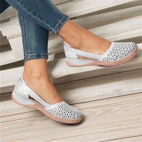 Ballerine per Donne in Pelle con Supporto per Alluce Valgo - Comode e Eleganti per Uso Quotidiano-VISOTKI