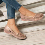 Ballerine per Donne in Pelle con Supporto per Alluce Valgo - Comode e Eleganti per Uso Quotidiano-VISOTKI