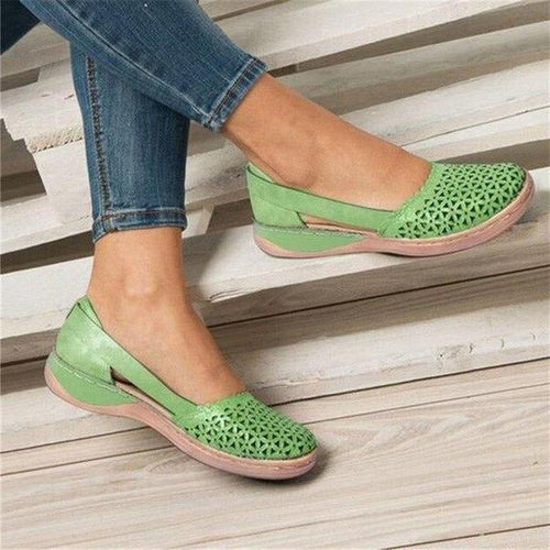Ballerine per Donne in Pelle con Supporto per Alluce Valgo - Comode e Eleganti per Uso Quotidiano-VISOTKI