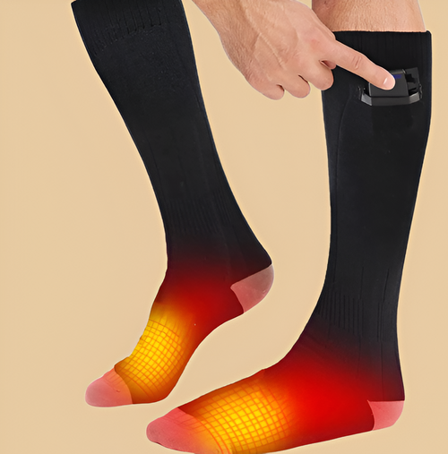 Calze Riscaldate in Fibra Termica per Comfort e Calore - Ideali per Attività all'Aperto e Uso Quotidiano-VISOTKI