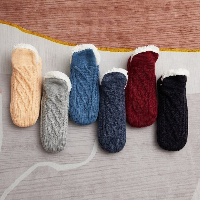 Calze Termiche Antiscivolo in Cotone per Interni - Comfort e Calore per Casa - Taglia Unica-VISOTKI