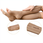Calze a Compressione 20-30 mmHg con Cerniera Supporto per Comfort e Stabilità - Ideali per Uso Quotidiano e Attività Fisica-VISOTKI