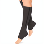 Calze a Compressione 20-30 mmHg con Cerniera Supporto per Comfort e Stabilità - Ideali per Uso Quotidiano e Attività Fisica-VISOTKI