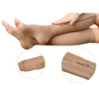 Calze a Compressione 20-30 mmHg con Cerniera per Supporto e Comfort - Ideali per Attività Quotidiane e Sportive-VISOTKI