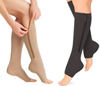 Calze a Compressione 20-30 mmHg con Cerniera per Supporto e Comfort - Ideali per Attività Quotidiane e Sportive-VISOTKI