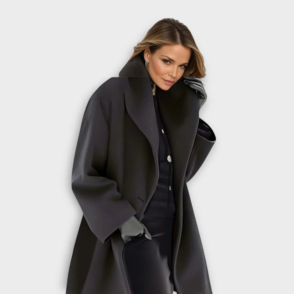Cappotto Antivento in Lana di Lusso per Donne - Elegante e Caldo per Stile Casual e Formale-VISOTKI