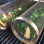 Cestello per Grigliare in Acciaio Inossidabile per BBQ - Accessorio da Cucina per Grigliate all'Aperto e Interno-VISOTKI