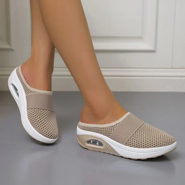 Ciabatte Ortopediche con Tacco in Materiale Traspirante per Comfort Quotidiano-VISOTKI
