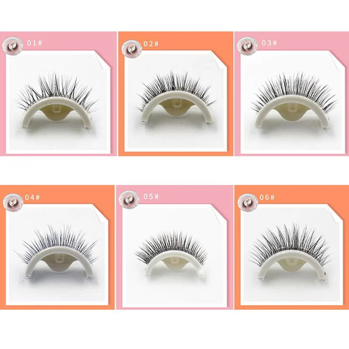 Ciglia Riutilizzabili Autoadesive Premium in Vison Naturale per Look Elegante e Duraturo - Facili da Applicare-VISOTKI