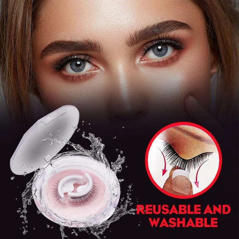 Ciglia Riutilizzabili Autoadesive Premium in Vison Naturale per Look Elegante e Duraturo - Facili da Applicare-VISOTKI