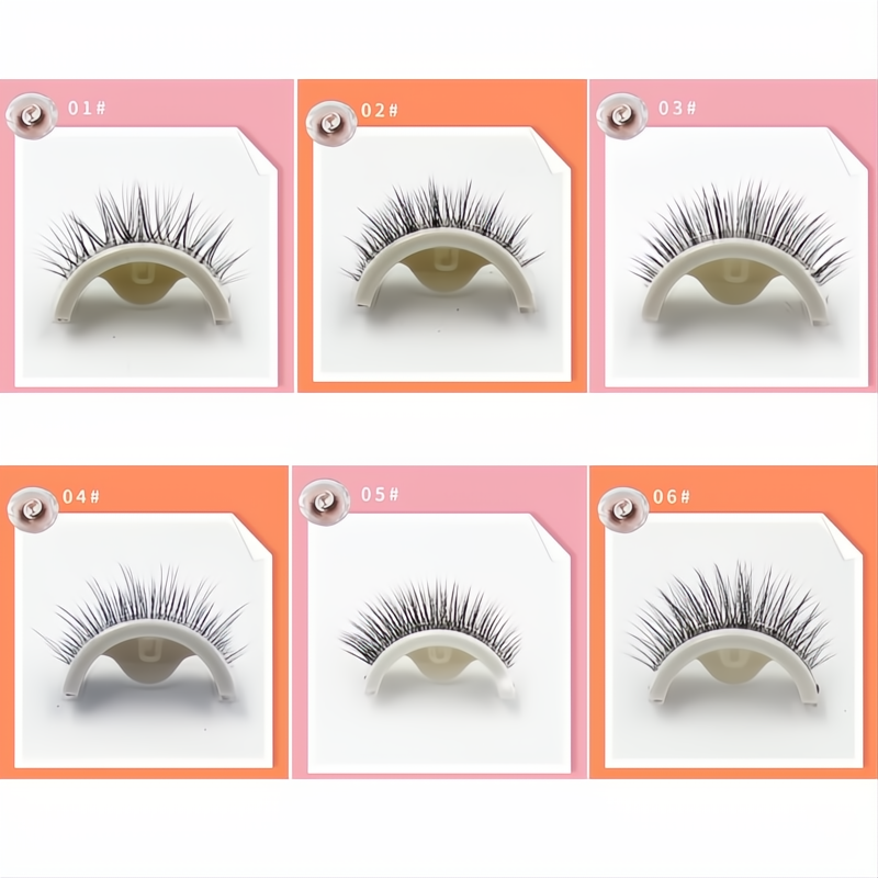Ciglia Riutilizzabili Autoadesive Premium in Vison Naturale per Look Elegante e Duraturo - Facili da Applicare e Rimuovere-VISOTKI