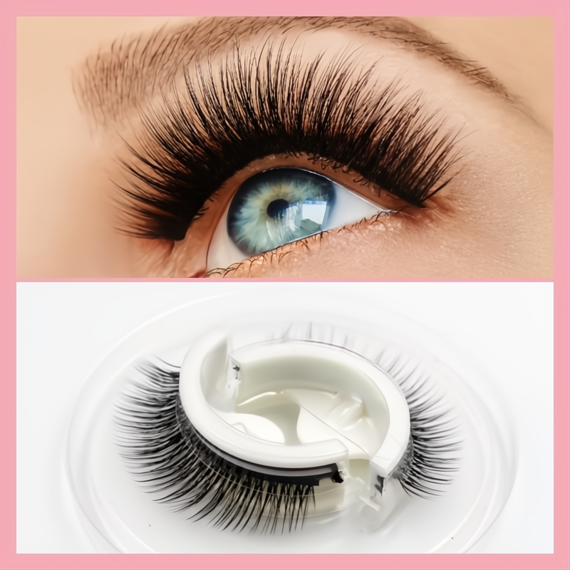 Ciglia Riutilizzabili Autoadesive Premium in Vison Naturale per Look Elegante e Duraturo - Facili da Applicare e Rimuovere-VISOTKI