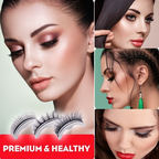 Ciglia Riutilizzabili Autoadesive Premium in Vison Naturale per Look Elegante e Duraturo - Facili da Applicare e Rimuovere-VISOTKI