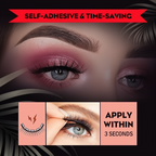 Ciglia Riutilizzabili Autoadesive Premium in Vison Naturale per Look Elegante e Duraturo - Facili da Applicare e Rimuovere-VISOTKI
