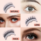 Ciglia Riutilizzabili Autoadesive Premium in Vison Naturale per Look Elegante e Duraturo - Facili da Applicare e Rimuovere-VISOTKI