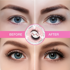 Ciglia Riutilizzabili Autoadesive Premium in Vison Naturale per Look Elegante e Duraturo - Facili da Applicare e Rimuovere-VISOTKI