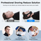 Cintura Anti Ronzio in Tessuto Traspirante per Apnea Notturna - Design Regolabile per Comfort e Stabilità durante il Sonno-VISOTKI