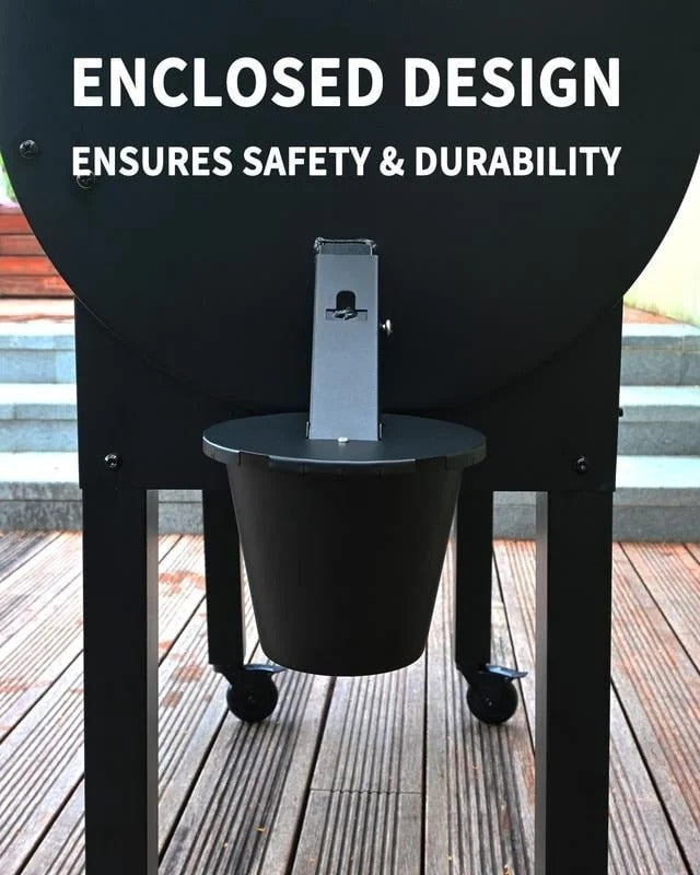 Collettore di Grasso in Acciaio Inossidabile per Grill - Accessorio Pratico per Barbecue e Cottura all'Aperto-VISOTKI