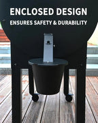 Collettore di Grasso in Acciaio Inossidabile per Grill - Accessorio Pratico per Cottura Barbecue e Grigliate-VISOTKI