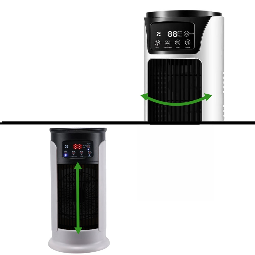 Condizionatore d'Aria Portatile Stand Up per Stanze Interne Senza Finestra - Raffreddatore Efficiente e Compatto-VISOTKI