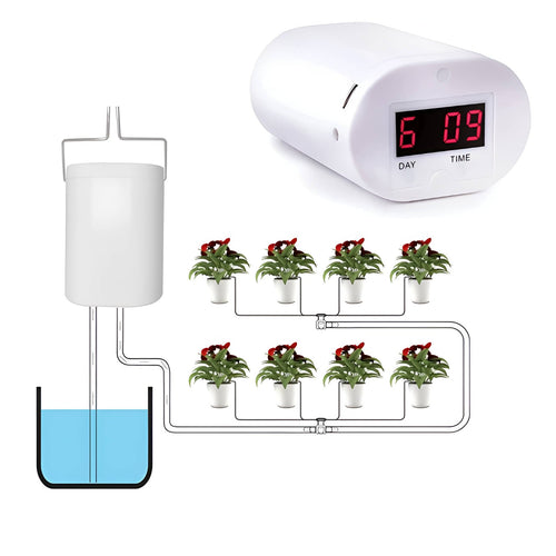 Controllore Automatico per Pompa di Irrigazione con Sensore di Umidità per Giardini e Aree Verdi, Facile da Installare-VISOTKI