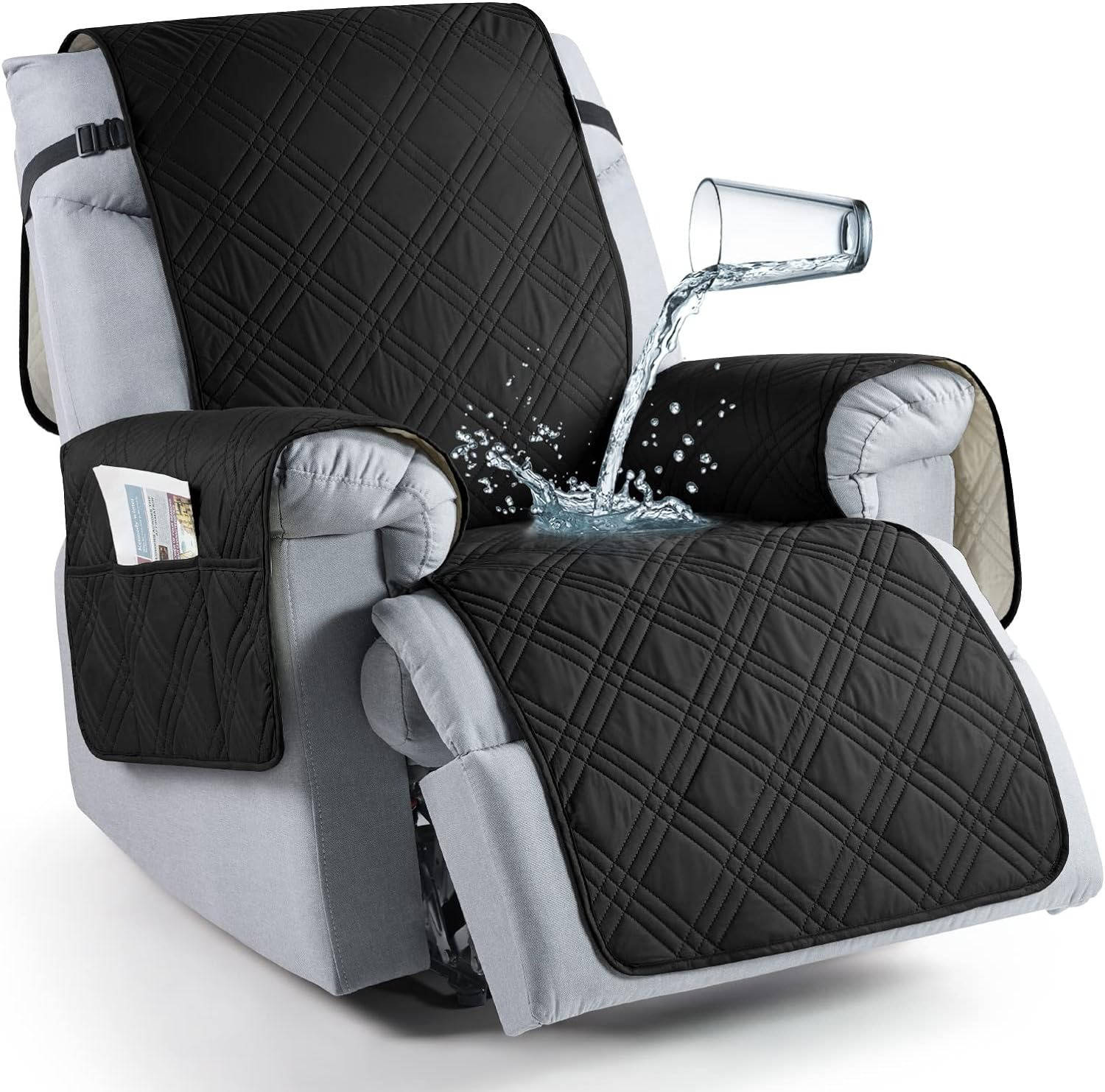 Coperture Impermeabili per Poltrone Recliner in Tessuto Resistente - Protezione per Interni ed Esterni - Facile da Pulire-VISOTKI