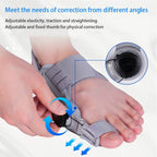 Correttore Alluce Valgo in Silicone + Spaziatore per Dita + Comfort + Supporto per Piedi-VISOTKI