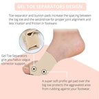 Correttore Ortodontico Alluce Valgo in Silicone Morbido per Comfort e Supporto - Dispositivo per Piedi-VISOTKI