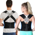 Correttore di Postura Schiena Regolabile in Neoprene per Uomini e Donne - Supporto Ergonomico per Uso Quotidiano-VISOTKI