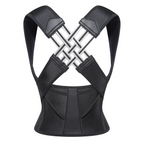 Correttore di Postura per Mal di Schiena in Neoprene - Supporto Ergonomico per Ufficio e Attività Quotidiane-VISOTKI