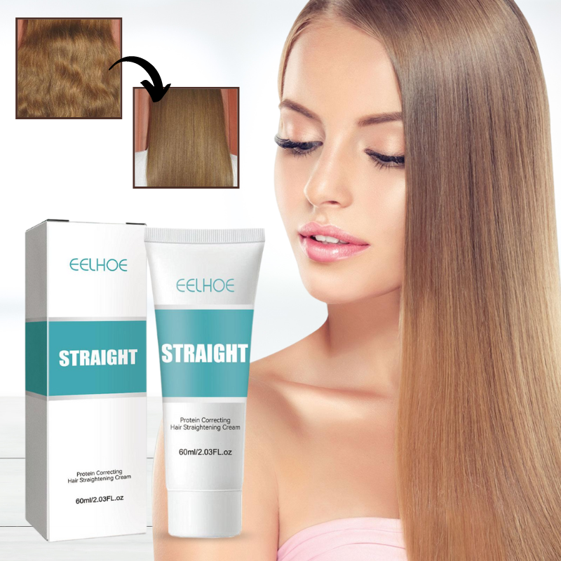 Crema Lisciatura Capelli Cheratina - Trattamento Istantaneo per Capelli Lisci e Setosi-VISOTKI