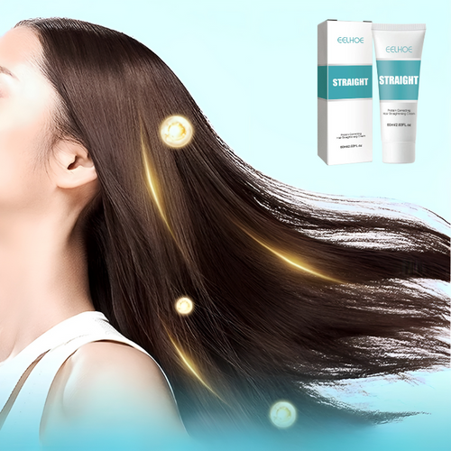 Crema Lisciatura Cheratina Instantanea per Capelli Lisci e Setosi - Trattamento Professionale per Capelli Lisci-VISOTKI