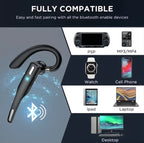 Cuffie Bluetooth 5.1 Wireless con Doppio Microfono e Cancellazione del Rumore per Autisti - Audio Chiaro e Confortevole-VISOTKI