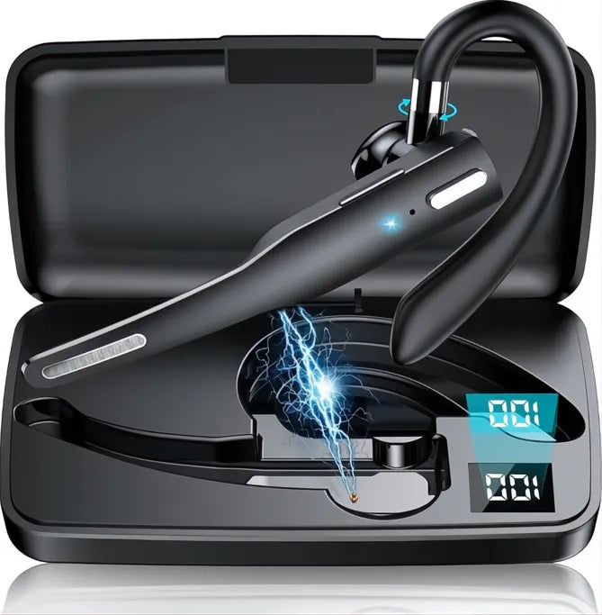 Cuffie Bluetooth 5.1 Wireless con Doppio Microfono e Cancellazione del Rumore per Autisti - Audio Chiaro e Confortevole-VISOTKI