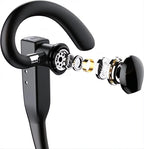 Cuffie Bluetooth 5.1 Wireless con Doppio Microfono e Cancellazione del Rumore per Autisti - Audio Chiaro e Confortevole-VISOTKI