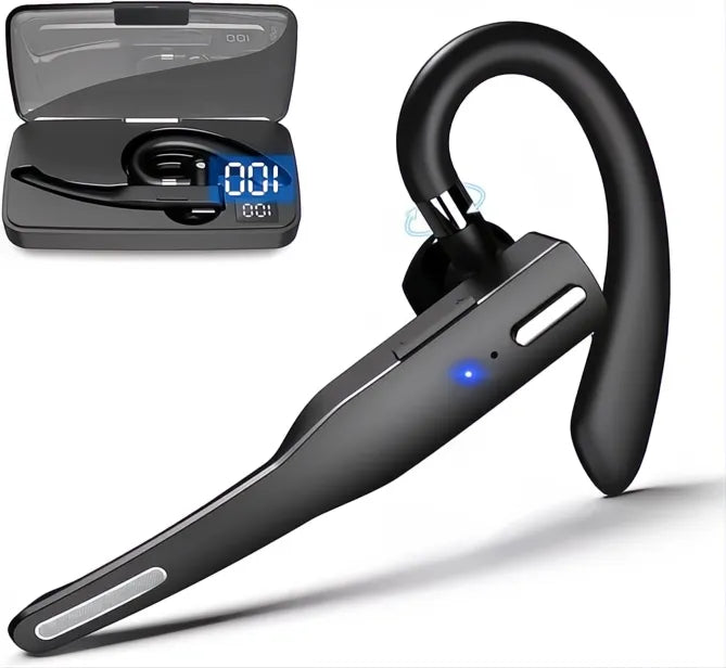 Cuffie Bluetooth 5.1 Wireless con Doppio Microfono e Cancellazione del Rumore per Autisti - Audio Chiaro e Confortevole-VISOTKI