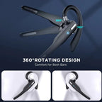 Cuffie Bluetooth 5.1 con Doppio Microfono e Cancellazione del Rumore per Trucker - Wireless e Comode per Guida-VISOTKI