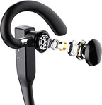 Cuffie Bluetooth 5.1 con Doppio Microfono e Cancellazione del Rumore per Trucker - Wireless e Comode per Guida-VISOTKI