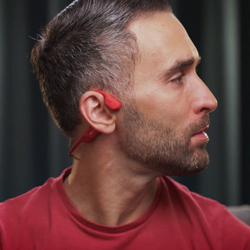 Cuffie Bluetooth Wireless Stereo a Conduzione Ossea Impermeabili per Sport e Attività all'Aperto-VISOTKI