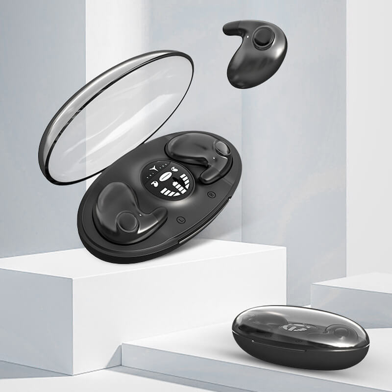 Cuffie In-Ear Wireless IPX5 Resistenti All'Acqua per Sport e Tempo Libero - Suono di Qualità e Comfort Ergonomico-VISOTKI